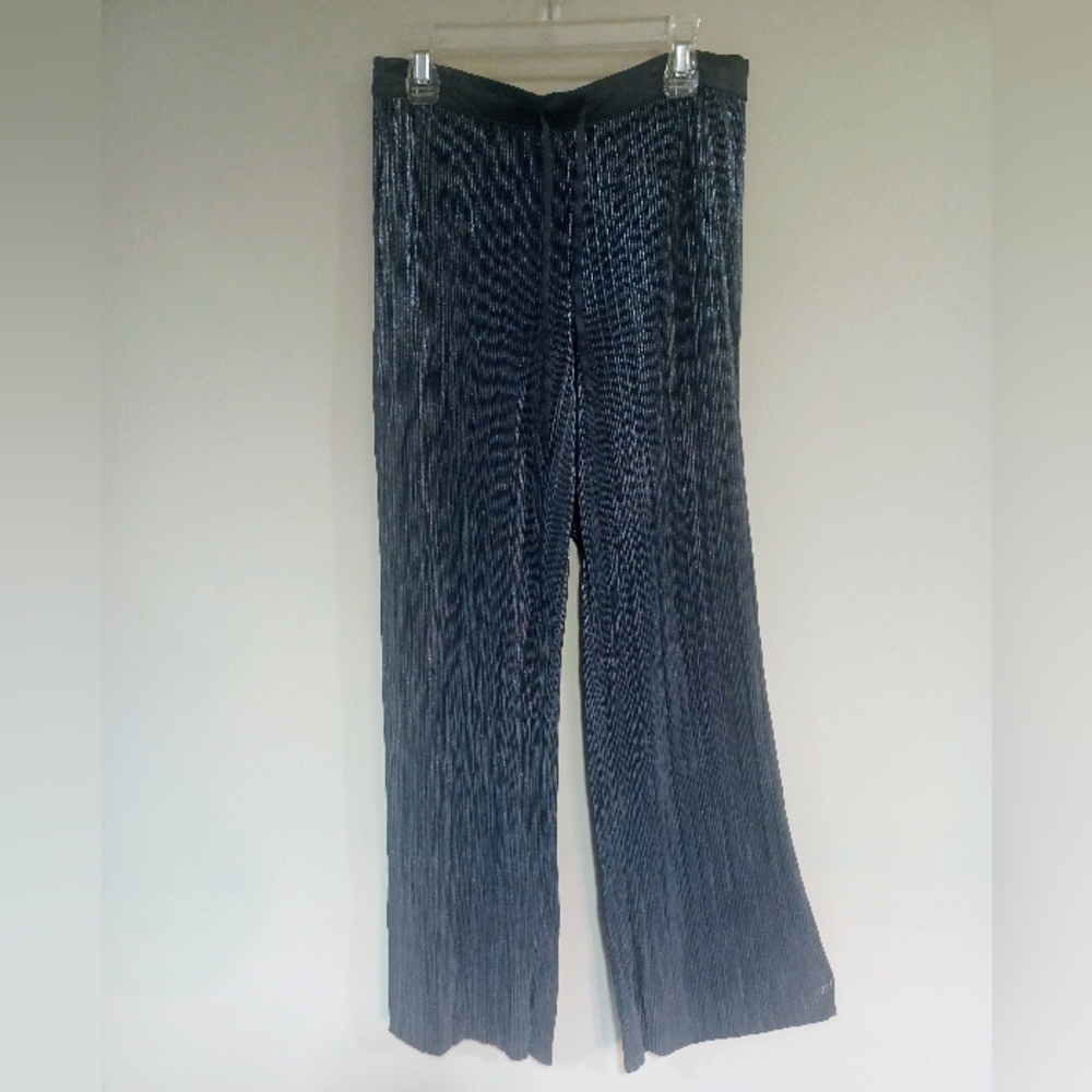 Victoria's Secret Blue Silver Pleated Trousers - Picture 7 of 7